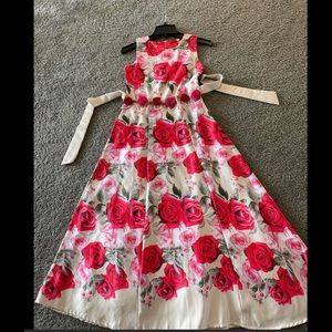 Kids floral maxi dress
